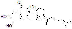 CAS#: 7698-69-3， 2beta,3beta,14alpha-Trihydroxy-5beta-Cholesta-7-Ene-6-One