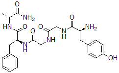 CAS#: 77044-76-9， L-Tyrosylglycylglycyl-L-phenylalanyl-D-Alaninamide