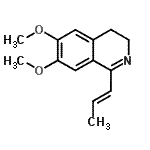 CAS#: 770661-64-8， 6,7-Dimethoxy-1-[(1E)-1-propen-1-yl]-3,4-dihydroisoquinoline