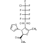 CAS#: 771491-82-8， 1-{(2'R,3'R)-4'-[(4-Chloro-1,1,2,2,3,3,4,4-octafluorobutyl)sulfonyl]-5'-methyl-2',3'-dihydro-2,3'-bifuran-2'-yl}ethanone