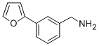 structure of CAS# 771573-26-3, [3-(2-Furyl)Phenyl]Methylamine;2-[3-(Aminomethyl)Phenyl]Furan, 3-(Fur-2-Yl)Benzylamine;[3-(Fur-2-Yl)Phenyl]Methylamine 97%;[3-(2-Furyl)Phenyl]Methylamine 97%