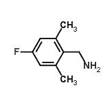 结构式 CAS# 771582-44-6, 1-(4-氟-2,6-二甲基苯基)甲胺