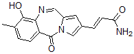 CAS#: 77165-77-6， (E)-3-(4-Hydroxy-3-Methyl-11-Oxopyrrolo[5,1-c][1,4]Benzodiazepin-8-Yl)Prop-2-Enamide