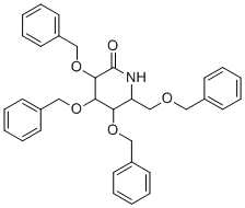 CAS#: 77174-08-4， 5-Amino-2,3,4,6-tetra-O-benzyl-5-deoxy-D-glucono-1,5-lactam