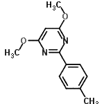 CAS 登录号：77232-14-5， 4,6-二甲氧基-2-(4-甲基苯基)嘧啶