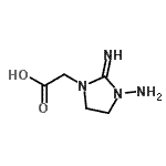 CAS#: 773041-30-8， (3-Amino-2-imino-1-imidazolidinyl)acetic acid