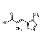 CAS#: 773114-32-2， (2E)-2-Methyl-3-(1-methyl-1H-imidazol-5-yl)acrylic acid