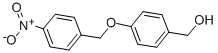 structure of CAS# 77350-57-3, (4-[(4-Nitrobenzyl)Oxy]Phenyl)Methanol;(4-[(4-NITROBENZYL)OXY]PHENYL)METHANOL;4-(4-NITROBENZYLOXY)BENZYL ALCOHOL