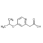 CAS#: 773848-48-9， (4-Isopropoxy-2-pyridinyl)acetic acid