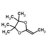 CAS#: 77428-91-2， 2-Ethylidene-4,4,5,5-tetramethyl-1,3-dioxolane