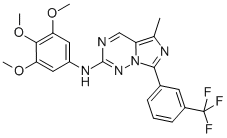 CAS#: 774460-98-9， 5-Methyl-7-[3-(Trifluoromethyl)Phenyl]-N-(3,4,5-Trimethoxyphenyl)Imidazo[5,1-f][1,2,4]Triazin-2-Amine