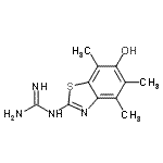 CAS#: 774518-64-8， 1-(6-Hydroxy-4,5,7-trimethyl-1,3-benzothiazol-2-yl)guanidine