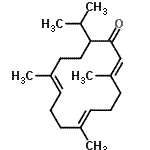 CAS#: 77508-82-8， (2E,6E,10E)-14-Isopropyl-3,7,11-trimethyl-2,6,10-cyclotetradecatrien-1-one