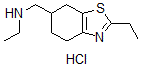 CAS#: 77528-83-7， N-[(2-Ethyl-4,5,6,7-Tetrahydro-1,3-Benzothiazol-6-Yl)Methyl]Ethanamine Hydrochloride