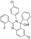 CAS#: 77549-03-2， 6-Chloro-3-(4-Chlorophenyl)-2,4-Bis(2-Fluorophenyl)Quinazolin-4-Ol