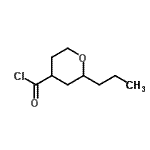 CAS#: 77554-93-9， 2-Propyltetrahydro-2H-pyran-4-carbonyl chloride