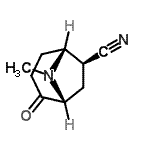 CAS#: 77603-68-0， (1R,5R,6S)-8-Methyl-2-oxo-8-azabicyclo[3.2.1]octane-6-carbonitrile