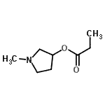 CAS#: 776293-48-2， 1-Methyl-3-pyrrolidinyl propionate
