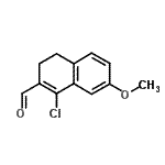 CAS#: 77664-95-0， 1-Chloro-7-methoxy-3,4-dihydro-2-naphthalenecarbaldehyde