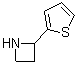 structure of CAS# 777886-76-7, 2-(2-Thienyl)azetidine;2-(2-Thienyl)azetidine;2-(thiophen-2-yl)azetidine;MFCD06217577