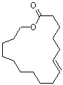 structure of CAS# 7779-50-2, (7E)-Oxacycloheptadec-7-en-2-one;Oxacycloheptadec-7-en-2-one