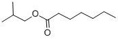 structure of CAS# 7779-80-8, Heptanoic Acid 2-Methylpropyl Ester;Isobutyl Heptanoate;Heptanoic Acid Isobutyl Ester;Enanthic Acid Isobutyl Ester