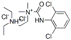 CAS#: 77791-63-0， 2-[[2-[(2,6-Dichlorophenyl)Amino]-2-Oxoethyl]-Methylazaniumyl]Ethyl-Diethylazanium Dichloride