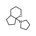 CAS#: 77806-41-8， 1-(Hexahydrocyclopenta[b]pyran-7a(2H)-yl)pyrrolidine