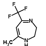 CAS#: 77855-07-3， 7-Methyl-5-(trifluoromethyl)-2,3-dihydro-1H-1,4-diazepine