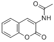 structure of CAS# 779-30-6, 3-Acetamidocoumarin;N-(2-Oxo-3-Chromenyl)Acetamide;N-(2-Ketochromen-3-Yl)Acetamide;N-(2-Oxochromen-3-Yl)Ethanamide
