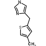 CAS#: 779310-55-3， 4-[(4-methyl-2-thienyl)methyl]-1H-imidazole