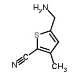 CAS#: 779310-89-3， 5-(Aminomethyl)-3-methyl-2-thiophenecarbonitrile