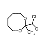 CAS#: 779337-35-8， 2-(Dichloromethyl)-2-methyl-1,3-dioxocane