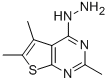 CAS#: 77995-55-2， 4-Hydrazino-2,5,6-Trimethylthieno[2,3-d]Pyrimidine