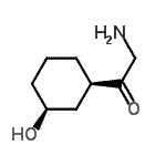 CAS#: 780004-43-5， 2-Amino-1-[(1R,3S)-3-hydroxycyclohexyl]ethanone