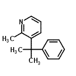 CAS#: 780801-44-7， 2-Methyl-3-(2-phenyl-2-propanyl)pyridine