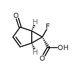 CAS#: 781663-21-6， (1S,5S,6S)-6-Fluoro-4-oxobicyclo[3.1.0]hex-2-ene-6-carboxylic acid