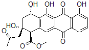 CAS#: 78173-88-3， Methyl (1R,2S,4S)-2,4,5,7-Tetrahydroxy-6,11-Dioxo-2-(2-Oxopropyl)-3,4-Dihydro-1H-Tetracene-1-Carboxylate