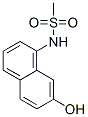 结构式 CAS# 78182-14-6, N-(7-羟基萘-1-基)甲烷磺酰胺