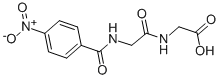 structure of CAS# 78196-53-9, 4-Nitrobenzoyl-Glycyl-Glycine;N-[N-(P-Nitrobenzoyl)Glycyl]Glycine;4-NITROBENZOYL-GLYCYL-GLYCINE 99+%;4-NITROBENZOYL-GLYCYL-GLYCINE
