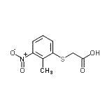 CAS#: 782403-72-9， [(2-Methyl-3-nitrophenyl)sulfanyl]acetic acid