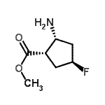 CAS#: 782425-51-8， Methyl (1S,2R,4S)-2-amino-4-fluorocyclopentanecarboxylate