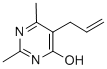 structure of CAS# 78304-54-8, 2,6-Dimethyl-5-Prop-2-Enyl-1H-Pyrimidin-4-One;5-Allyl-2,6-Dimethyl-1H-Pyrimidin-4-One;5-Allyl-2,6-Dimethyl-Pyrimidin-4-Ol;Bas 00327905
