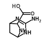 CAS#: 78314-79-1， 3-Amino-2,4,6-triazabicyclo[3.2.1]oct-2-ene-7-carboxylic acid