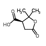 CAS#: 783349-41-7， (3R)-2,2-Dimethyl-5-oxotetrahydro-3-furancarboxylic acid