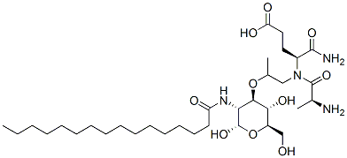 CAS#: 78408-99-8， (2R)-5-Amino-2-[[(2S)-2-[2-[(2S,3R,4R,5S,6R)-3-(Hexadecanoylamino)-2,5-Dihydroxy-6-(Hydroxymethyl)Oxan-4-Yl]Oxypropanoylamino]Propanoyl]Amino]-5-Oxopentanoic Acid