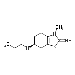 CAS#: 784122-83-4， (6S)-2-Imino-3-methyl-N-propyl-2,3,4,5,6,7-hexahydro-1,3-benzothiazol-6-amine