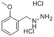 structure of CAS# 784189-95-3, 2-Methoxybenzylhydrazine Dihydrochloride