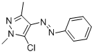 CAS#: 78431-21-7， 5-Chloro-1,3-Dimethyl-4-(2-Phenyldiaz-1-Enyl)-1H-Pyrazole