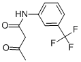 结构式 CAS# 785-74-0, 3-氧代-N-(3-(三氟甲基)苯基)丁酰胺